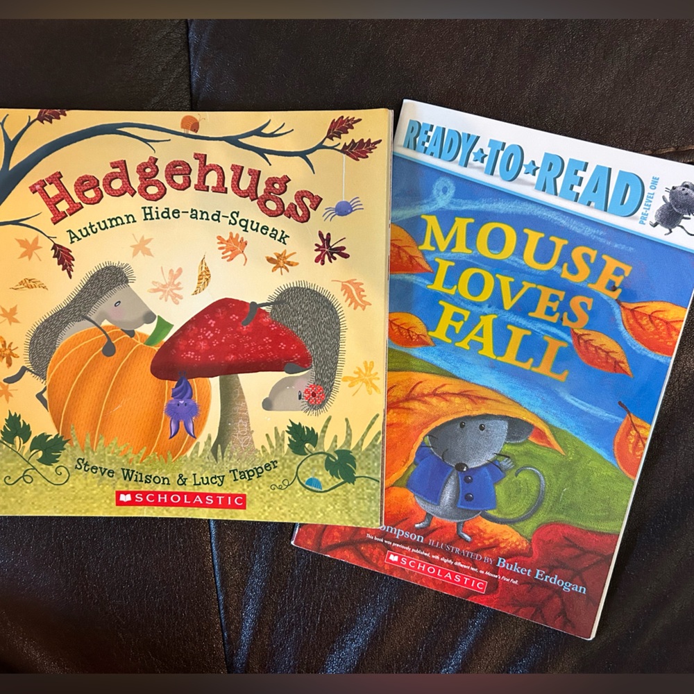 🆓FREE WITH PURCHASE🥳 🍁Hedgehugs and Mouse Loves Fall Books for Children📚🍁🍂